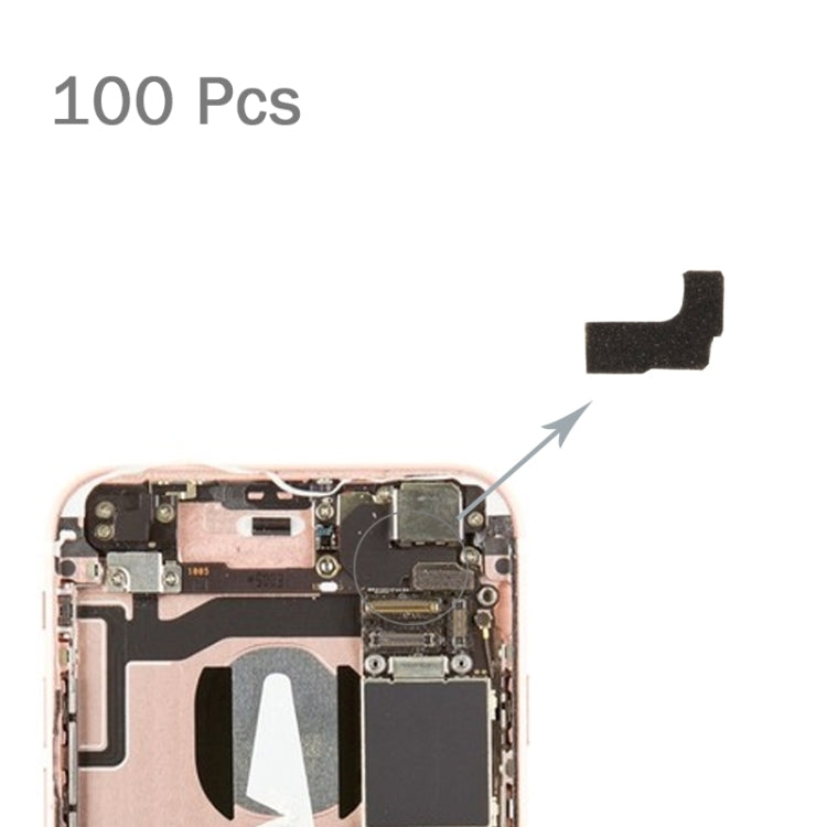 100 pezzi per iPhone 6s, modulo fotocamera frontale, cuscinetti in spugna di schiuma posteriore, For iPhone 6s #1 100 pezzi per iPhone 6s, modulo fotocamera frontale, cuscinetti in spugna di schiuma posteriore, For iPhone 6s #1